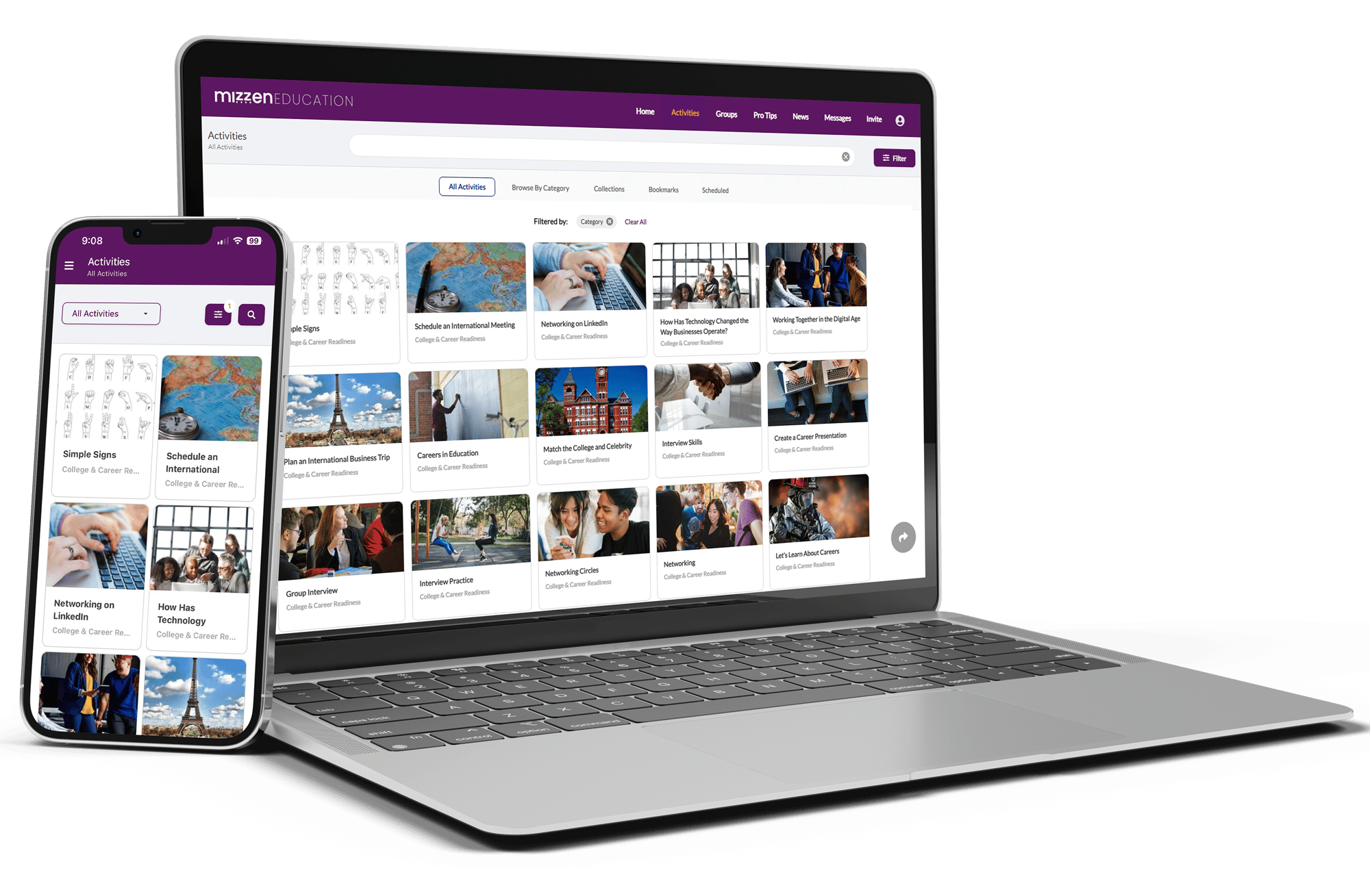 Mizzen Education College & Career Header